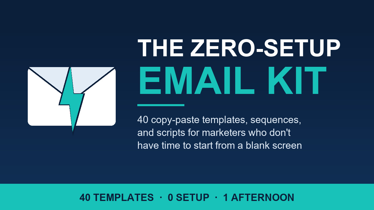 The Zero-Setup Email Kit cover